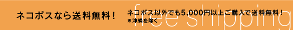 ネコポスなら送料無料！