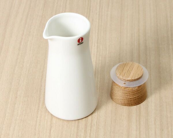 イッタラ（iittala） ティーマ/Teema ミルクピッチャー 200ml 蓋(ふた)付き ホワイト