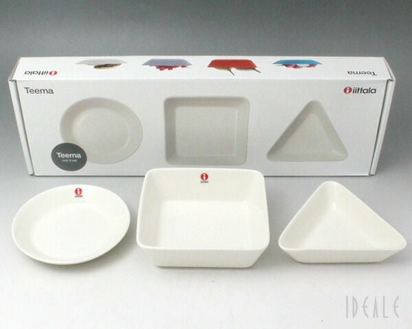 イッタラ（iittala） ティーマ/Teema ミニサービング 3個セット ホワイト
