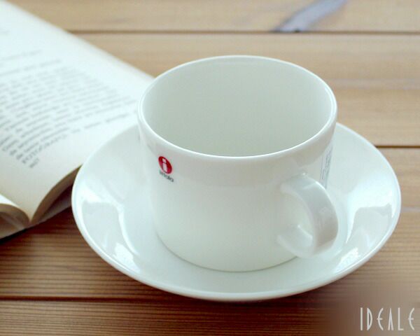 イッタラ（iittala） ティーマ/Teema ティー/コーヒー(兼用)カップ&ソーサー 220ml ペア ホワイト