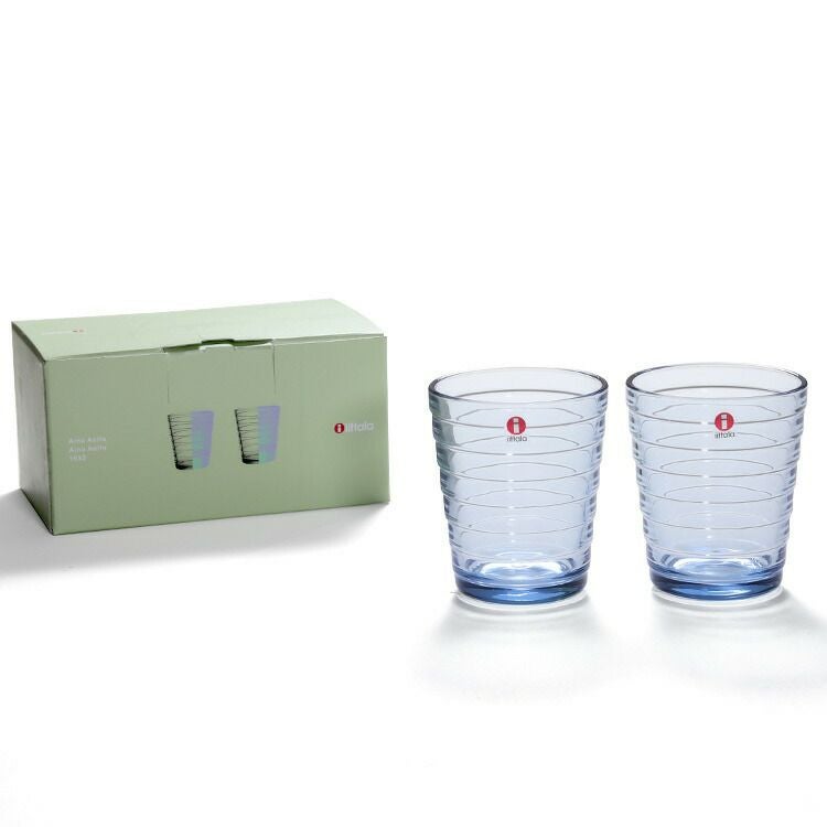 イッタラ（iittala） アイノアアルト/Aino Aalto タンブラー 220ml ペア アクア