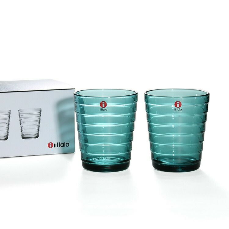 イッタラ（iittala） アイノアアルト/Aino Aalto タンブラー 220ml ペア シーブルー