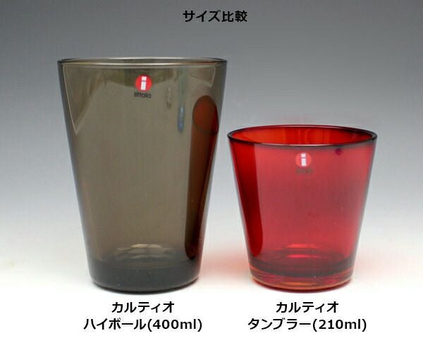イッタラ（iittala） カルティオ/Kartio タンブラー 210ml ペア クリア
