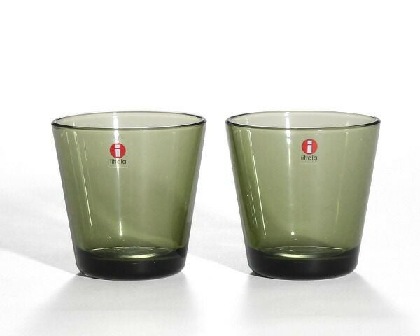 イッタラ（iittala） カルティオ/Kartio タンブラー 210ml ペア モスグリーン