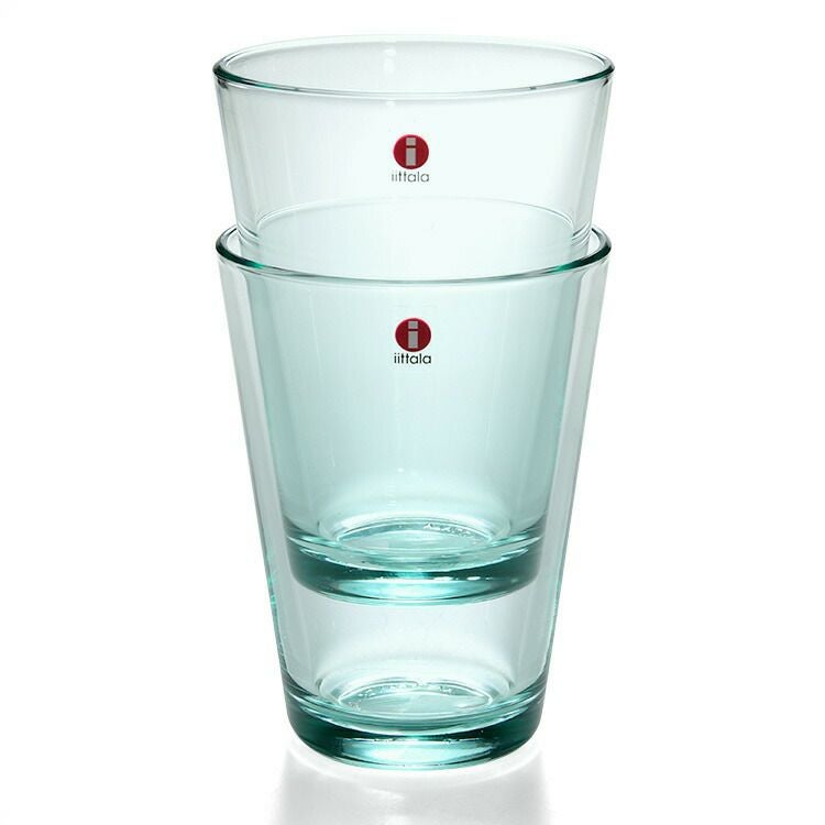 イッタラ（iittala） カルティオ/Kartio ハイボール 400ml ペア ウォーターグリーン