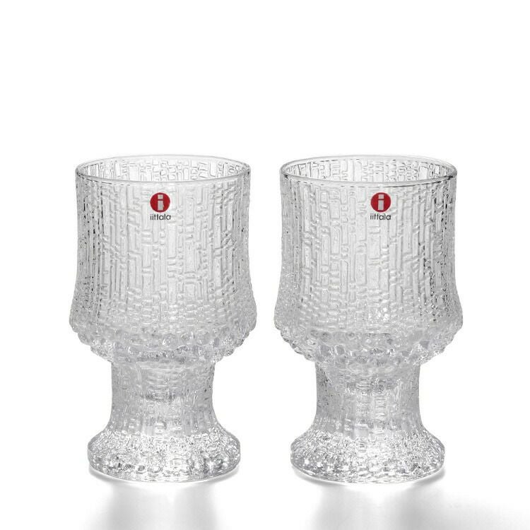 イッタラ（iittala） ウルティマ・ツーレ/Ultima Thule レッドワイン 23cl ペア クリア