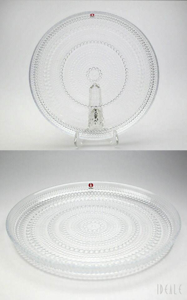 イッタラ（iittala） カステヘルミ/Kastehelmi プレート24.8cm クリア