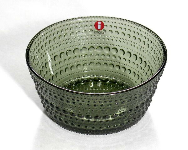 イッタラ（iittala） カステヘルミ/Kastehelmi ボウル 230ml モスグリーン