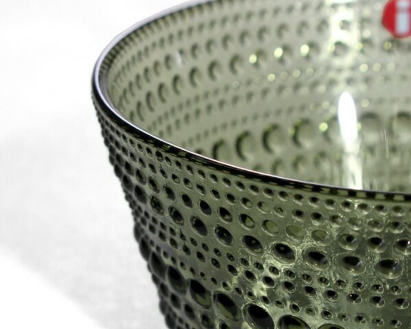 イッタラ（iittala） カステヘルミ/Kastehelmi ボウル 230ml モスグリーン