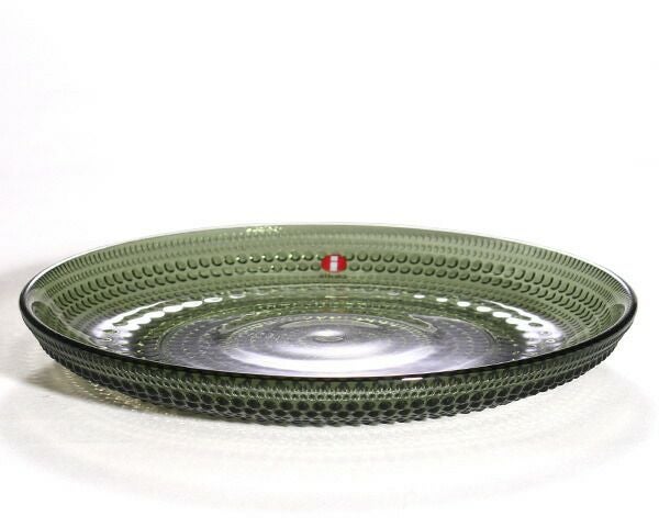 イッタラ（iittala） カステヘルミ/Kastehelmi プレート 17cm モスグリーン