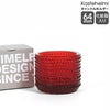イッタラ（iittala） カステヘルミ/Kastehelmi キャンドルホルダー 64mm クランベリー
