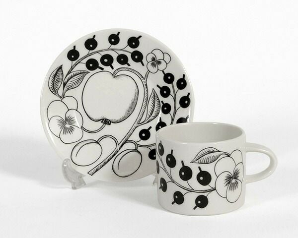 アラビア（ARABIA） パラティッシ/Paratiisi コーヒーカップ&ソーサー ブラック