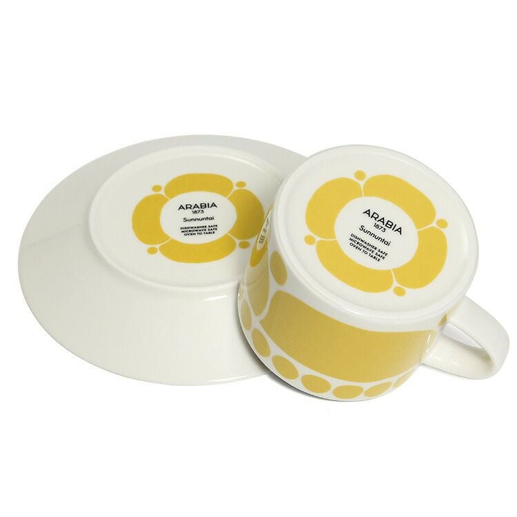 アラビア（ARABIA） スンヌンタイ/Sunnuntai ティーカップ＆ソーサー 280ml
