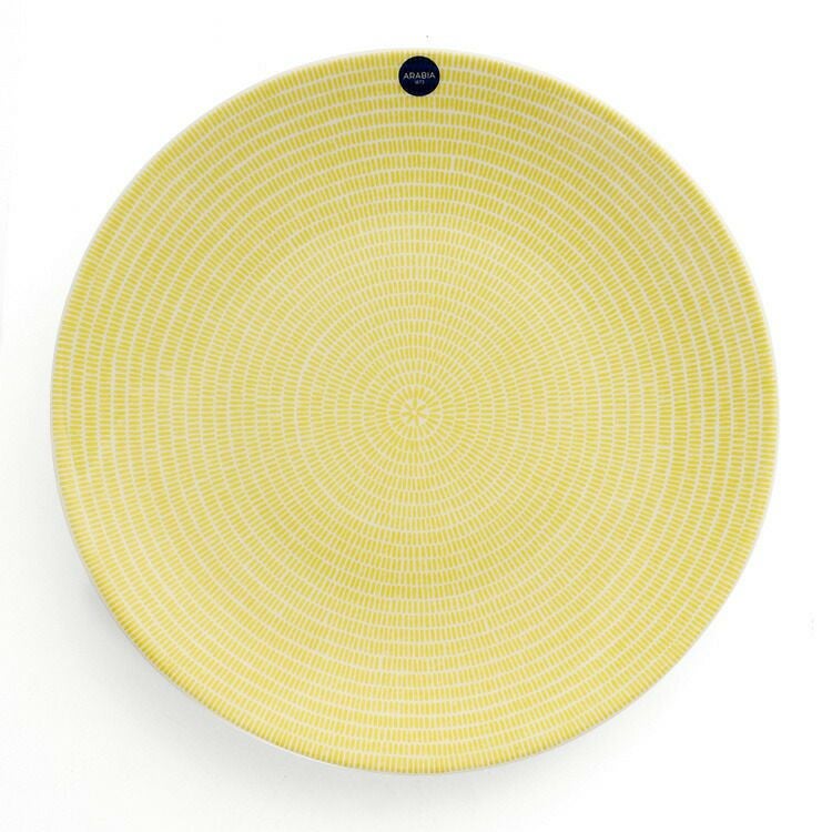 アラビア（ARABIA） アベック/24h Avec プレート 26cm 2枚セット イエロー