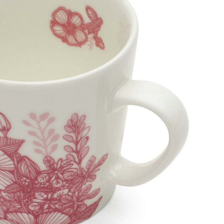 アラビア（ARABIA） フヴィラ/Huvila マグカップ 300ml ピンク/ホワイト