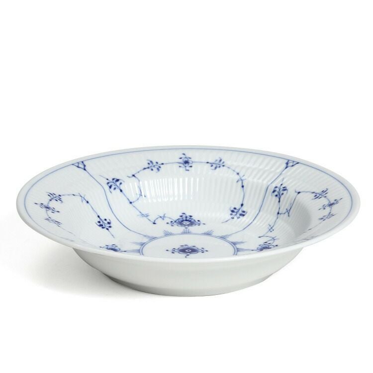 ロイヤルコペンハーゲン（Royal Copenhagen） ブルーフルーテッド プレイン/Blue Fluted Plain スーププレート 20cm