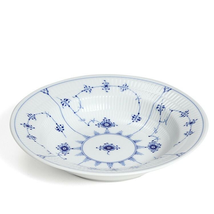 ロイヤルコペンハーゲン（Royal Copenhagen） ブルーフルーテッド プレイン/Blue Fluted Plain スーププレート 20cm