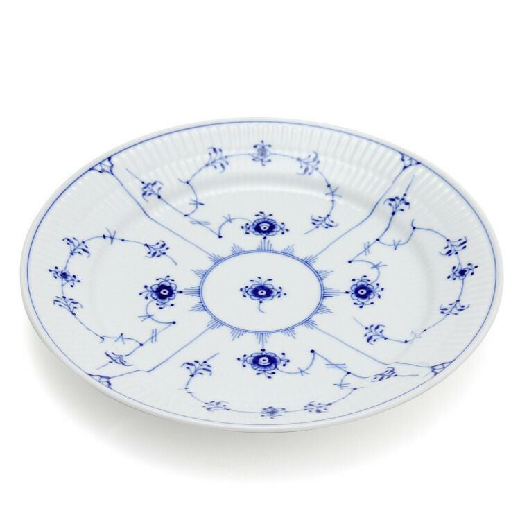 ロイヤルコペンハーゲン（Royal Copenhagen） ブルーフルーテッド プレイン/Blue Fluted Plain プレート 25cm フラット
