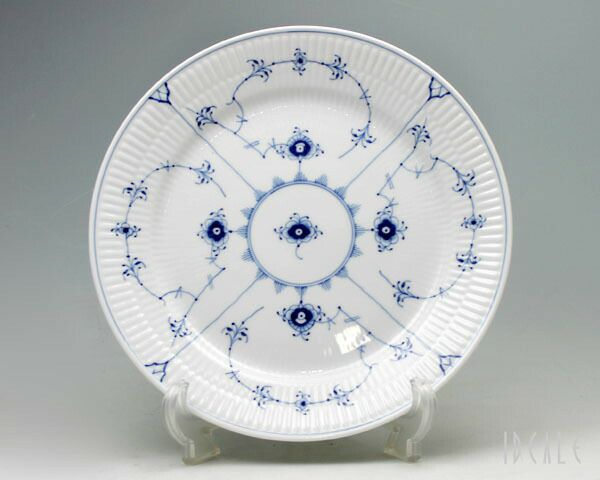 ロイヤルコペンハーゲン（Royal Copenhagen） ブルーフルーテッド プレイン/Blue Fluted Plain プレート 27cm フラット