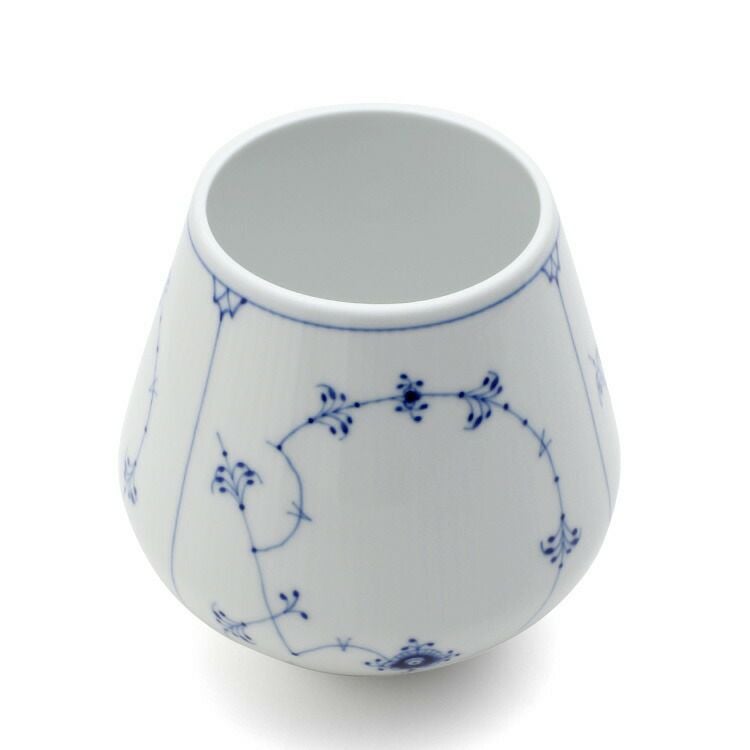 ロイヤルコペンハーゲン（Royal Copenhagen） ブルーフルーテッド プレイン/Blue Fluted Plain ベース 15cm ミディアム Mサイズ