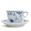 ロイヤルコペンハーゲン（Royal Copenhagen） ブルーフルーテッド ハーフレース/Blue Fluted Half Lace コーヒーカップ&ソーサー 170ml