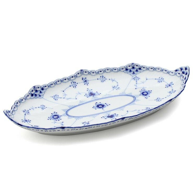 ロイヤルコペンハーゲン（Royal Copenhagen） ブルーフルーテッド ハーフレース/Blue Fluted Half Lace プレート 24.5cm