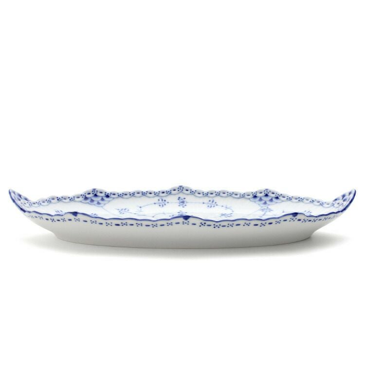 ロイヤルコペンハーゲン（Royal Copenhagen） ブルーフルーテッド ハーフレース/Blue Fluted Half Lace プレート 24.5cm