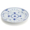 ロイヤルコペンハーゲン（Royal Copenhagen） ブルーフルーテッド ハーフレース/Blue Fluted Half Lace 102 625 プレート25cm フラット