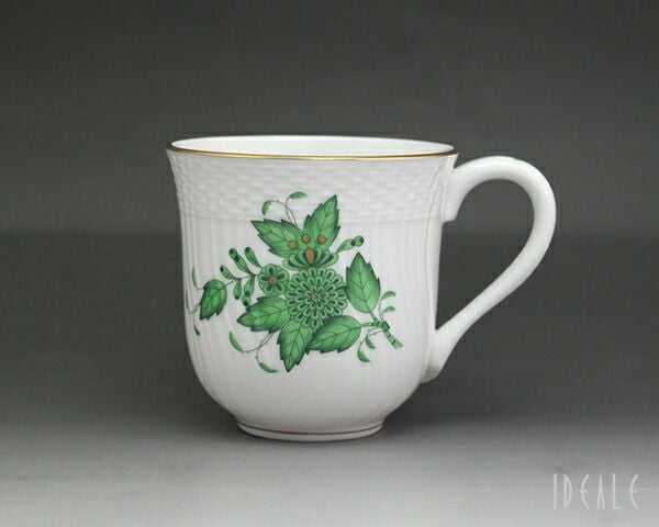 ヘレンド（Herend） アポニーグリーン/AV マグカップ 0.25L ラージ