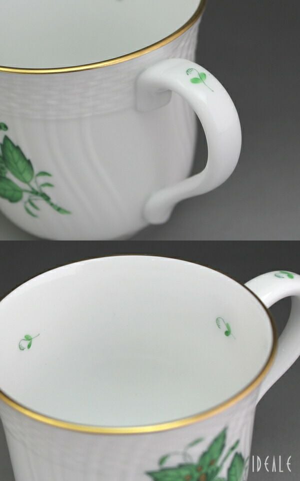 ヘレンド（Herend） アポニーグリーン/AV マグカップ 0.25L ラージ