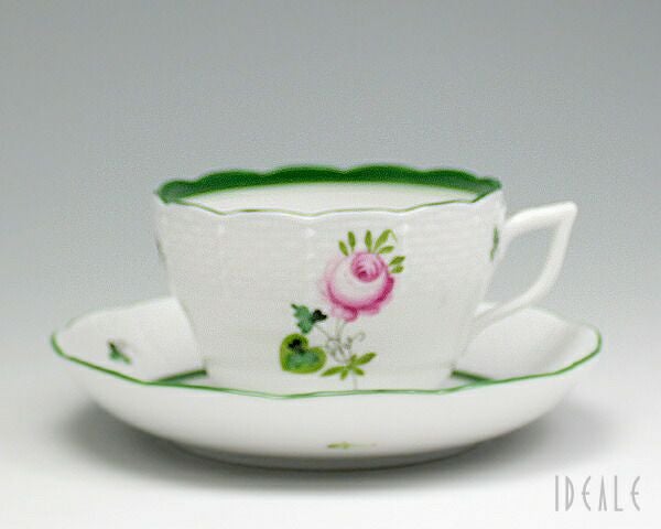 ヘレンド（Herend） ウィーンのバラ/VRH ティー/コーヒーカップ&ソーサー