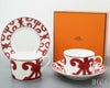 エルメス（HERMES） ガダルキヴィール/Guadalquivir モーニングカップ&ソーサー ペア