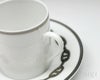 エルメス（HERMES） シェーヌダンクル プラチナ/Chaine d'ancre platinum コーヒーカップ&ソーサー ペア
