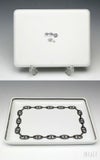 エルメス（HERMES） シェーヌダンクル プラチナ/Chaine d'ancre platinum 長方形トレイ プラチナ