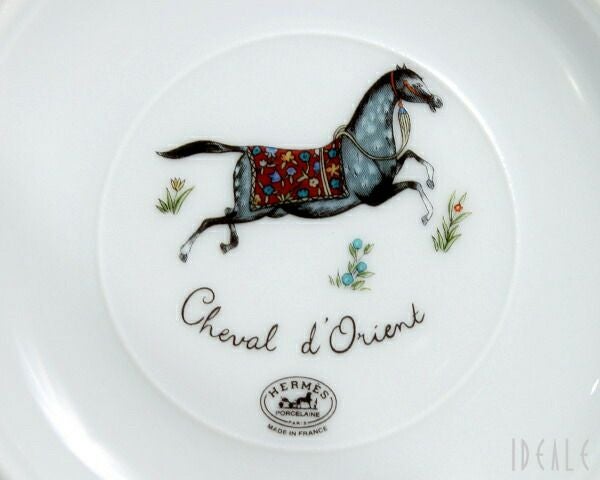 エルメス（HERMES） シュバルドリアン/Cheval d'Orient ティーカップ&ソーサー ペア No.2