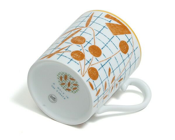 エルメス（HERMES） ウォークインザガーデン/A walk in the garden マグカップ 300ml オレンジ