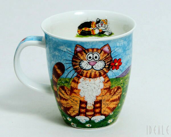 ダヌーン（Dunoon） NEVIS マグカップ マグカップ おすまし三毛猫