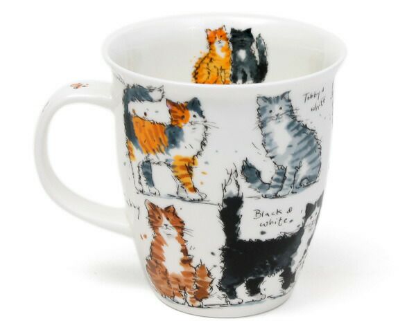 ダヌーン（Dunoon） NEVIS マグカップ ふわふわニャンコ