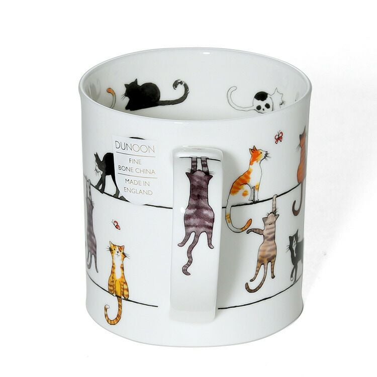 ダヌーン（Dunoon） ORKNEY マグカップ 電線で待ち合わせだニャン