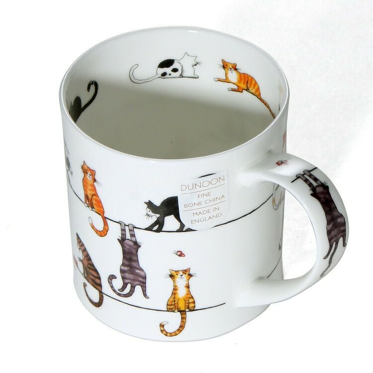 ダヌーン（Dunoon） ORKNEY マグカップ 電線で待ち合わせだニャン