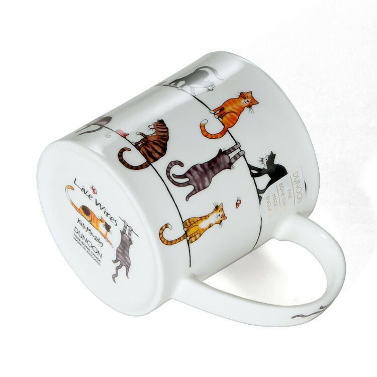 ダヌーン（Dunoon） ORKNEY マグカップ 電線で待ち合わせだニャン