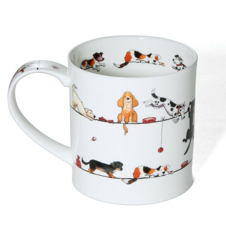 ダヌーン（Dunoon） ORKNEY マグカップ 電線で待ち合わせだワン！