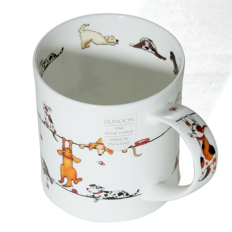 ダヌーン（Dunoon） ORKNEY マグカップ 電線で待ち合わせだワン！