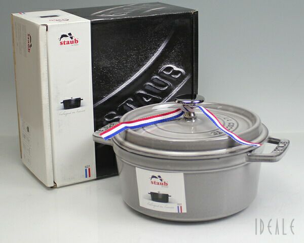 ストウブ（staub） ココット ラウンド 18cm グラファイトグレー | ideale