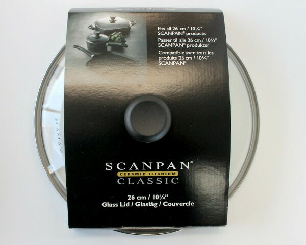 スキャンパン（SCANPAN） クラシック/Classic ガラス蓋 26cm クリア