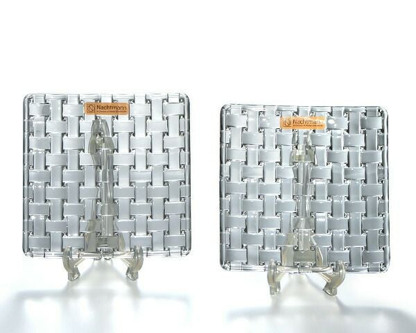 ナハトマン（Nachtmann） ボサノバ/Bossa nova スクエアプレート 14cm ペア