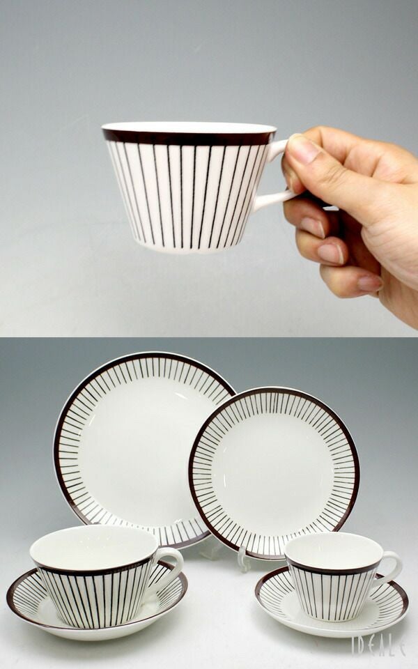 グスタフスベリ（Gustavsberg） スピサ・リブ/Spisa Ribb コーヒーカップ＆ソーサー 復刻版