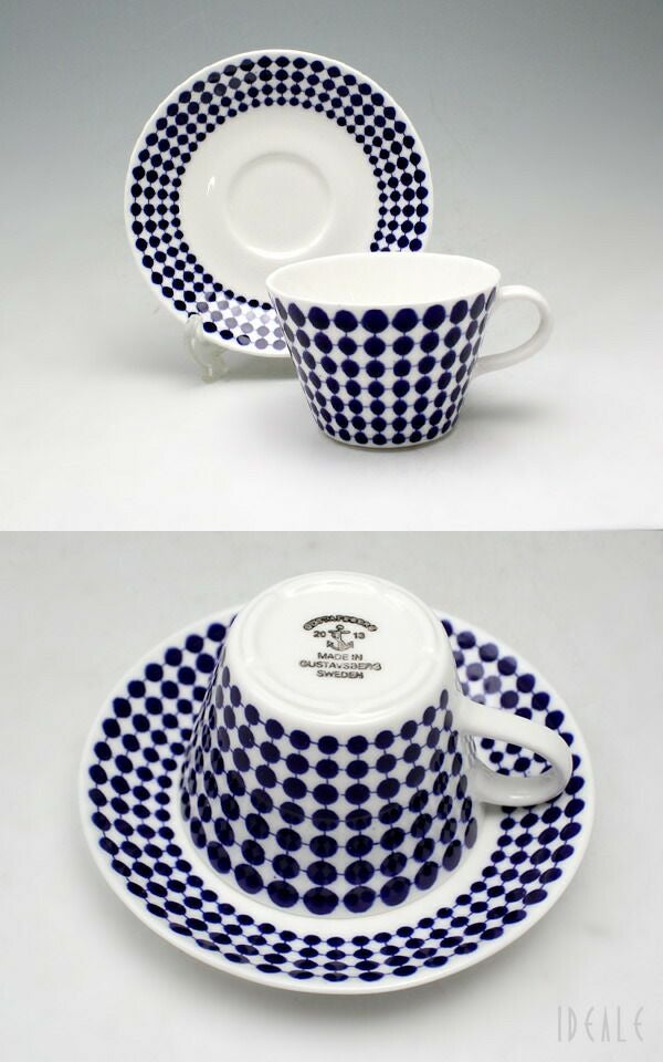 グスタフスベリ（Gustavsberg） アダム/Adam コーヒーカップ＆ソーサー 復刻版