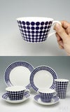 グスタフスベリ（Gustavsberg） アダム/Adam ティーカップ＆ソーサー + プレート 22cm 復刻版