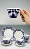 グスタフスベリ（Gustavsberg） アダム/Adam コーヒーカップ＆ソーサー + プレート 18cm 復刻版